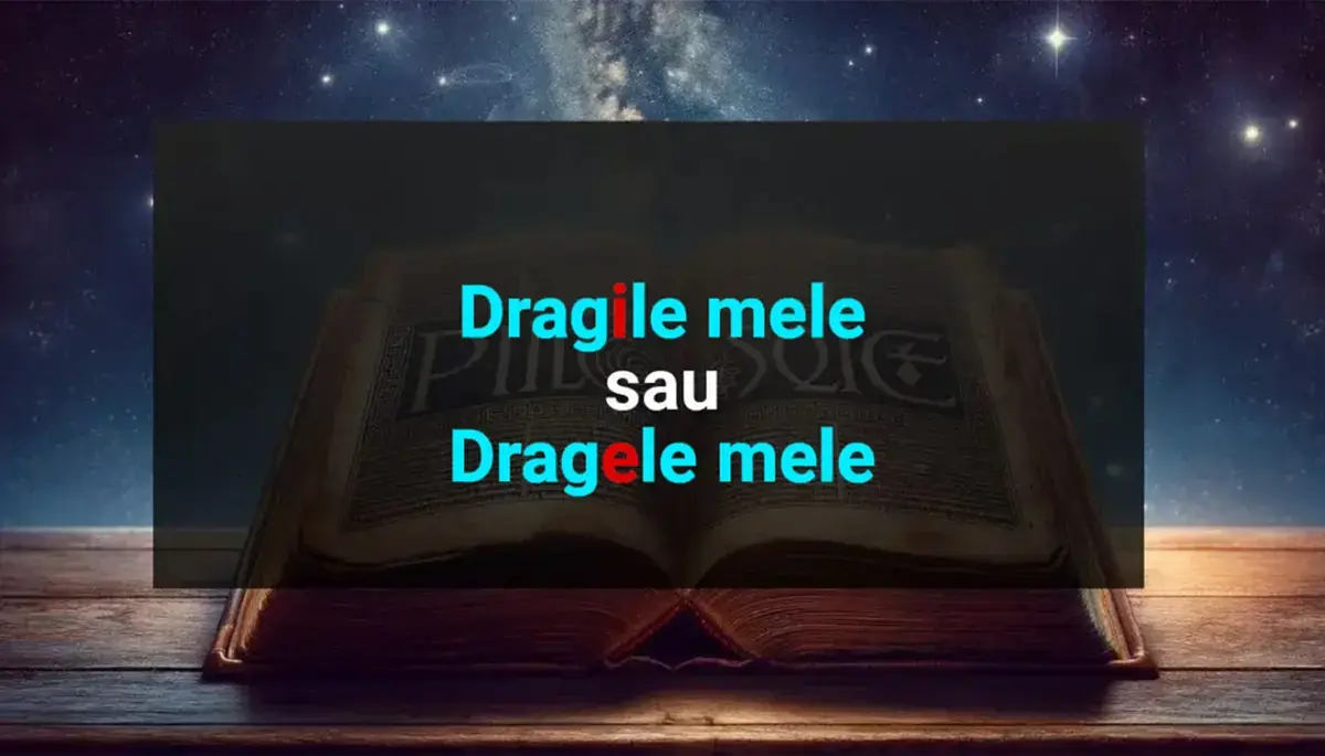 Care este forma corectă: „dragile mele”?