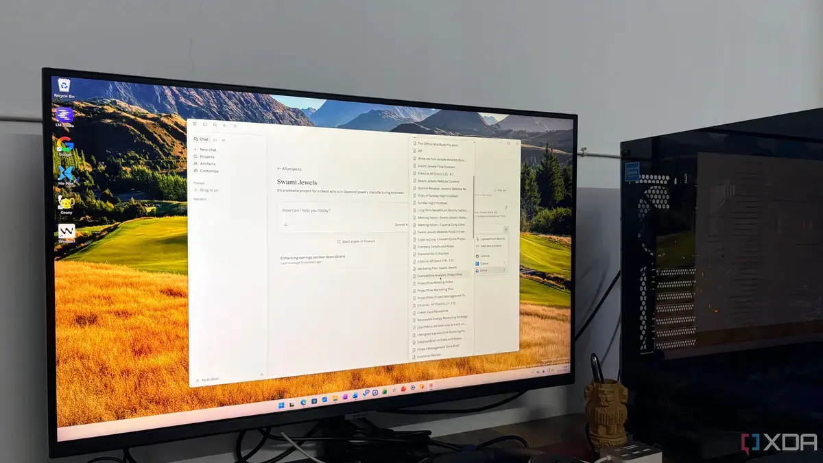 Claude Projects bate notebookLM pentru utilizatorii de energie