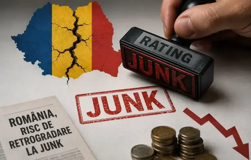Retrogradarea la „junk” îngheață pensiile și reduce salariile.