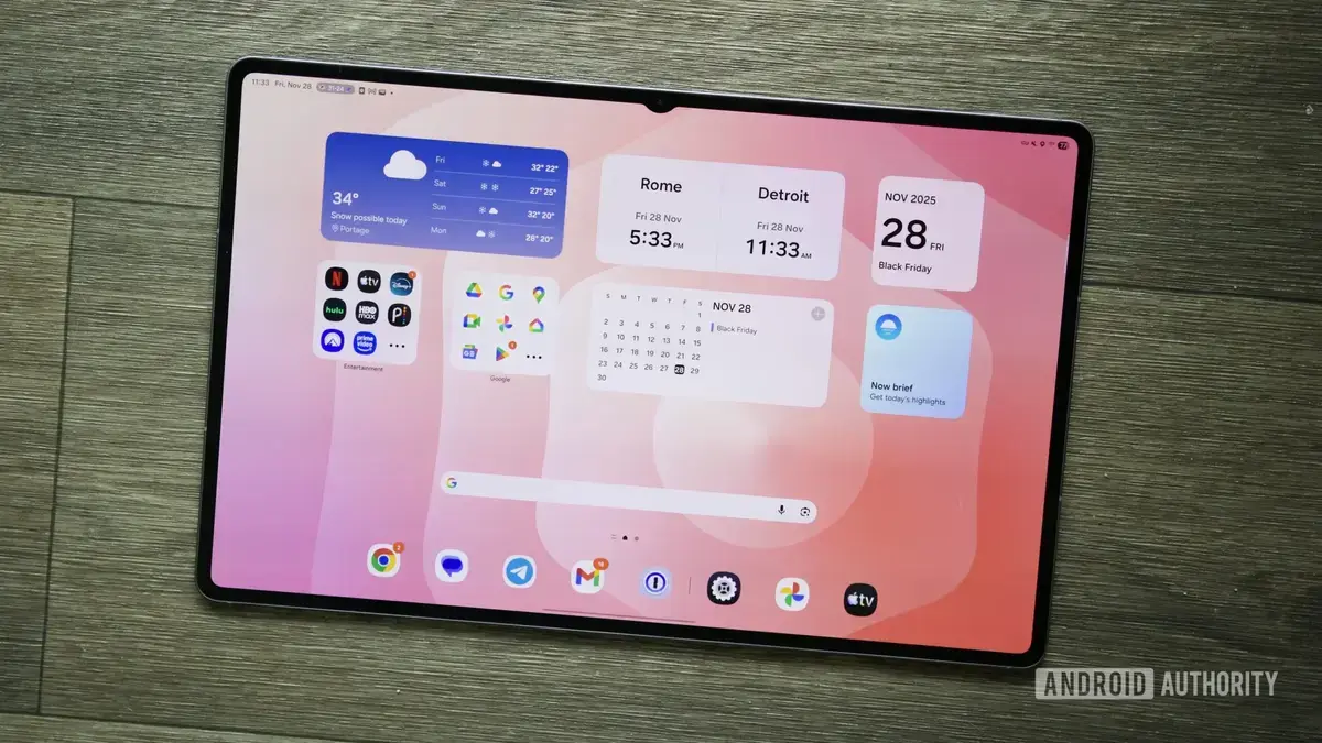Samsung Galaxy Tab S12 Ultra Design Leak sugerează o estetică familiară