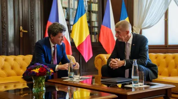 Nicușor Dan și Andrej Babiš discută cooperarea în apărură