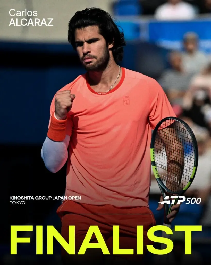 Alcaraz și Djokovic concurează simultan la titlurile ATP 500 de la Tokyo și Beijing