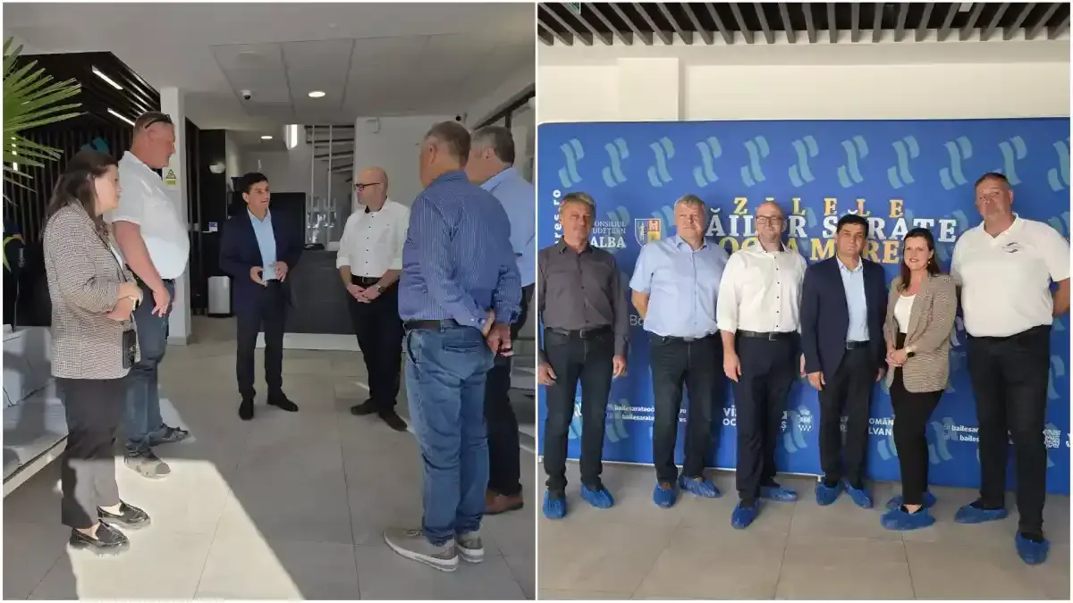 Delegație germană impresionați de complexul balnear Ocna Mureș